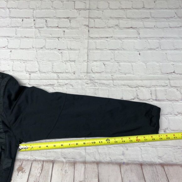 Nike Golf Men Pullover 1/4 Zip Windbreaker Jacket Size Small Black B323 -19 - Picture 5 of 16